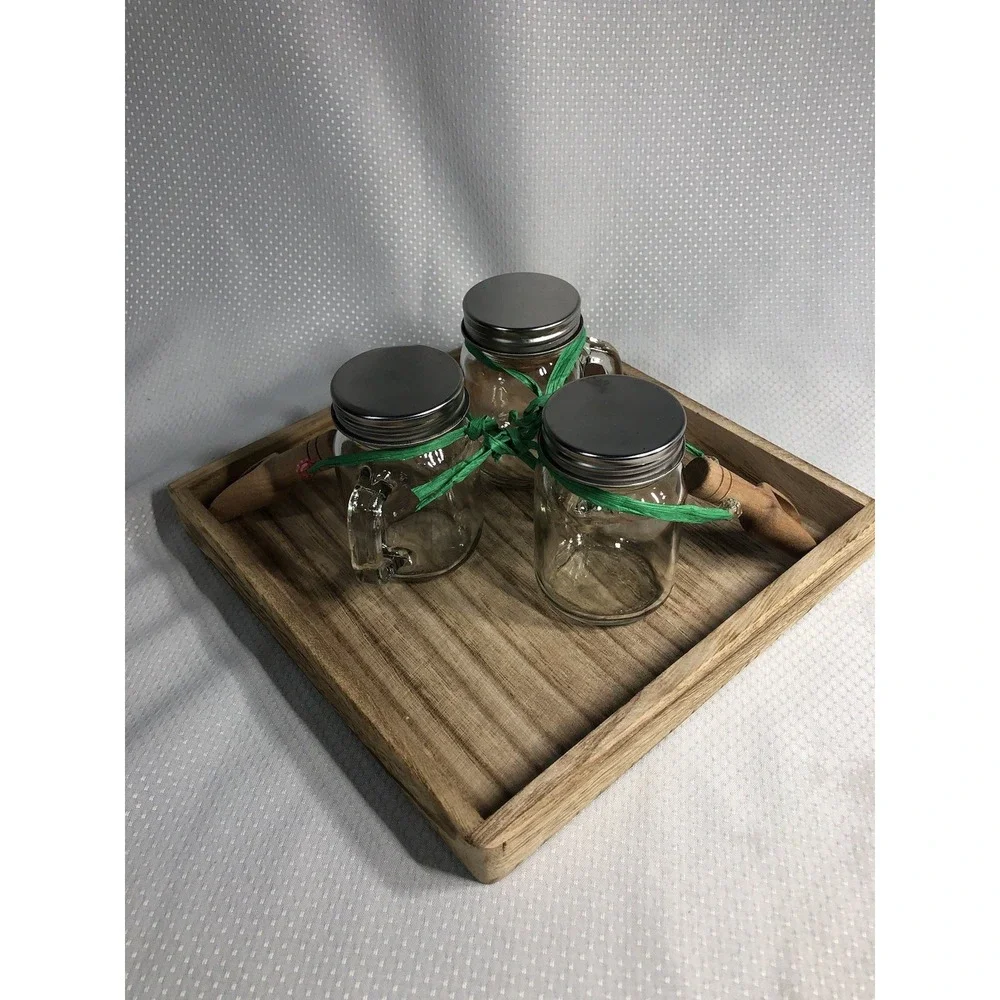 Bath Salts Spoons-Jars & Tray